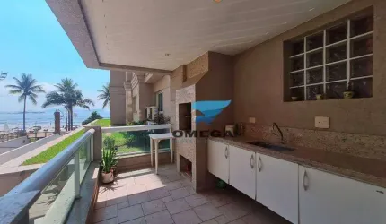 Apartamento frente mar com 4 suítes à venda praia das Astúrias - Guarujá/SP