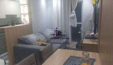 Apartamento com 2 dormitórios à venda, 50 m² por R$ 413.000,00 - Vila Bocaina - Mauá/SP