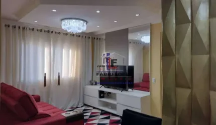 Apartamento com 3 dormitórios à venda, 79 m² por R$ 445.500,00 - Parque das Nações - Santo André/SP