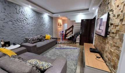 Sobrado com 3 dormitórios à venda por R$ 790.000,00 - Parque Oratório - Santo André/SP