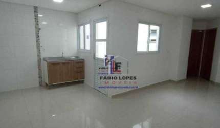 Apartamento com 2 dormitórios à venda, 45 m² por R$ 275.000,00 - Vila Palmares - Santo André/SP