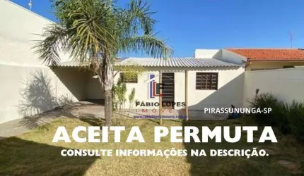 CASA TÉRREA EM PIRASSUNUNGA- SP