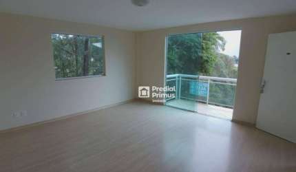Apartamento com 3 dormitórios para alugar, 123 m² por R$ 2.542,59/mês - Cônego - Nova Friburgo/RJ