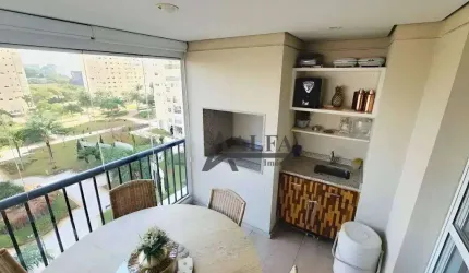 ** La Dolce Vita - OPORTUNIDADE - Lindo apto. ensolarado c/ ampla varanda gourmet c/ churrasqueira e vista p/ o boulevard do condomínio - 2 Vagas **
