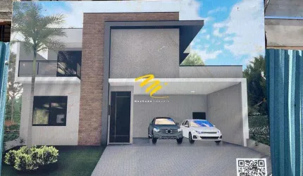 Sobrado à venda em Paulínia, Parque Brasil 500, com 4 suítes, com 312.5 m², Santorini