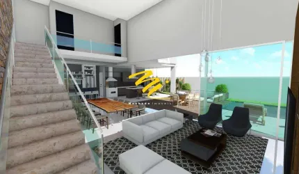 Casa à venda em Paulínia, Jardim América, com 4 suítes, com 333.83 m², Villa Bella Siena