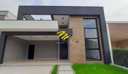 Casa à venda em Paulínia, Parque Brasil 500, com 3 suítes, com 180 m², Reserva Real