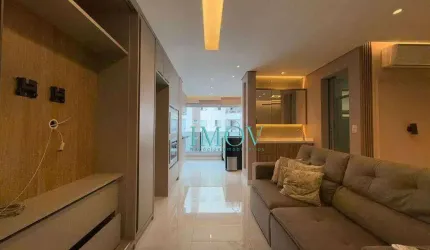 Apartamento com 1 dormitório para alugar, 40 m² por R$ 4.493,00/mês - Jardim Aquarius - São José dos Campos/SP