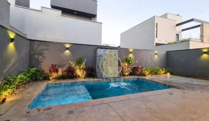 Sobrado no Vivendas da Mata com 3 suítes e piscina.