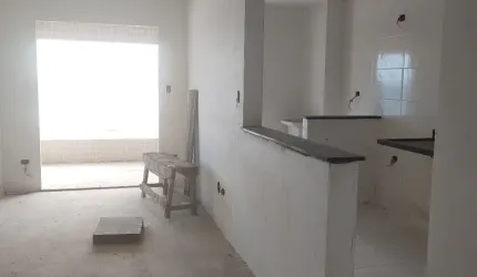 Vila Mirim, apto 2 dorms, suite, vista para o mar. lazer completo