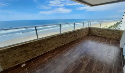 Apartamento 2 quartos Frente Mar com Vista Total no Florida em Praia Grande - RPJ70