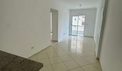 vila caiçara, excelente apto 2 dorms, suite, sacada gourmet, 100 mts do mar