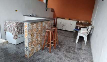 Casa 3 quartos - Lado Praia na Vila Caiçara em Praia Grande - RP574