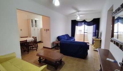 Vila Caiçara, apto 2 dorms, suite, 2 sacada, vista para o mar