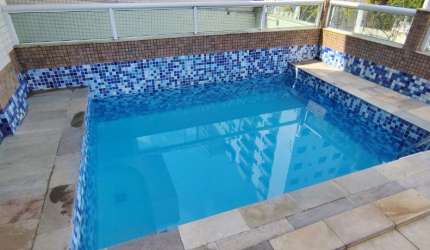 Vila Caiçara, lindo apto 1 dorm, sacada, lazer completo