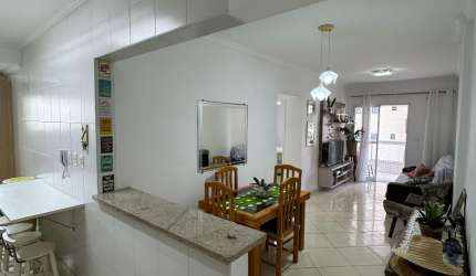 Apartamento 2 Quartos Mobiliado - 100 Metros do Mar - Bairro Caiçara em Praia Grande - SP - RPJ103