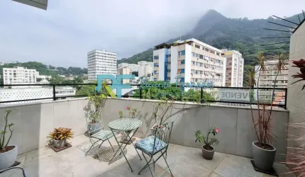Cobertura duplex, 2 suítes, vaga de garagem, no Humaitá