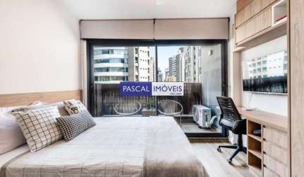 Apartamento com 1 quarto à venda na Alameda dos Jurupis, 813, Moema, São Paulo, 26 m2 por R$ 550.000