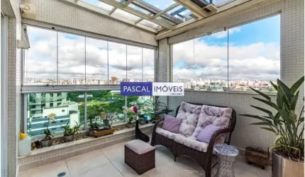 Cobertura com 3 quartos para alugar na Avenida Açocê, 92, Moema, São Paulo, 380 m2 por R$ 28.000