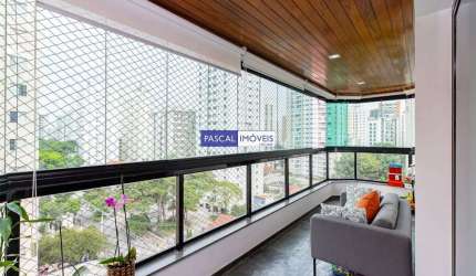 Apartamento com 4 quartos à venda na Avenida Ibijaú, 191, Moema, São Paulo, 172 m2 por R$ 2.300.000