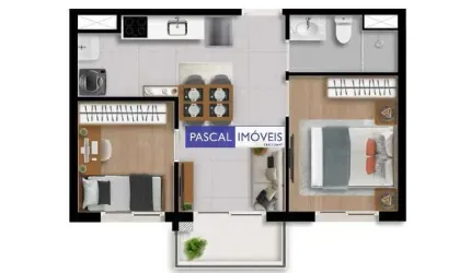Apartamento com 2 quartos à venda na Avenida Santo Amaro, 1386, Vila Nova Conceição, São Paulo, 38 m2 por R$ 650.000