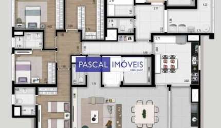 Apartamento com 4 quartos à venda na Alameda Campinas, 600, Jardim Paulista, São Paulo, 270 m2 por R$ 9.360.000