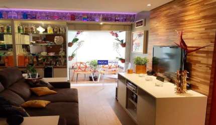 Apartamento com 1 quarto à venda na Avenida Pavão, 113, Moema, São Paulo, 44 m2 por R$ 779.000