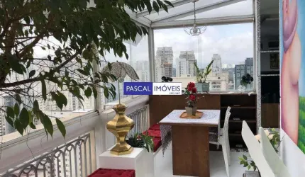 Cobertura com 1 quarto à venda na Rua Demóstenes, 606, Campo Belo, São Paulo, 90 m2 por R$ 1.550.000