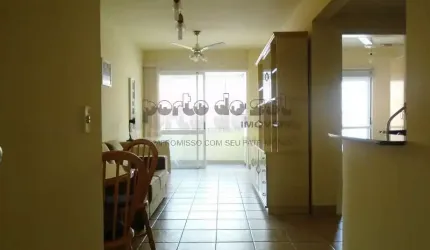 Apto de 1 dorm. com sacada,churras e gargagem