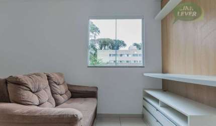 Apartamento com 1 dormitório para alugar, 20 m² por R$ 1.478,00/mês - Boa Vista - Curitiba/PR