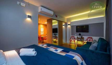 Studio com 1 dormitório para alugar, 36 m² por R$ 4.825/mês - Batel - Curitiba/PR