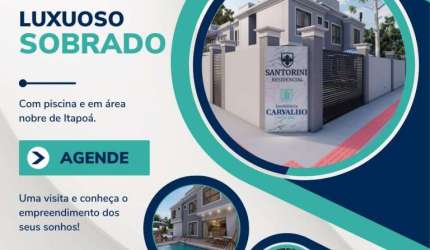 Sobrado com 2 dormitórios à venda, 80 m² por R$ 452.000,00 - Volta Ao Mundo I - Itapoá/SC