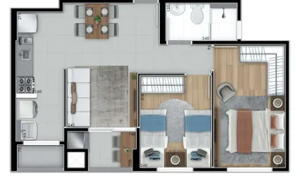 Apartamento em Jardim das Estações - Maringá PR
