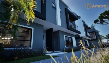 Sobrado com 3 dormitórios à venda, 125 m² por R$ 1.090.000,00 - Água Verde - Curitiba/PR