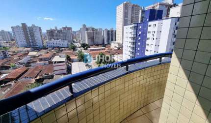 Apartamento com 2 dorms, Guilhermina, Praia Grande - R$ 450 mil, Cod: BJ0667