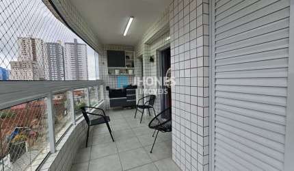 Apartamento com 2 quartos, Maracanã, Praia Grande - R$ 385 mil, Cod: BJ1977