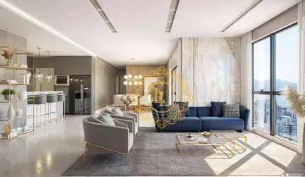 ALTO PADRÃO! Apartamento com VISTA MAR e 3 suítes à venda, 150 m² no Centro - Balneário Camboriú/SC