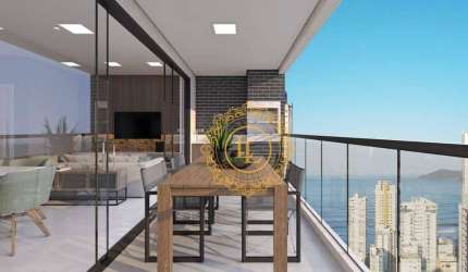 ALTO PADRÃO! Apartamento com vista mar e 4 dormitórios à venda, 133 m² no Centro - Balneário Camboriú/SC