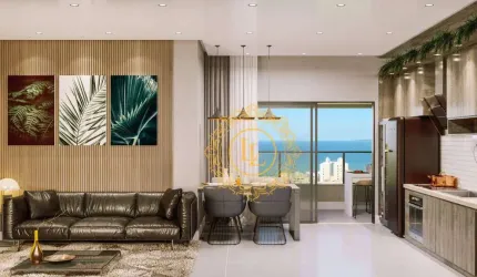 Apartamento com VISTA MAR e 2 dormitórios à venda, 69 m² em Itapema/SC