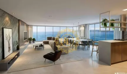 Cobertura Duplex com vista mar e 4 Suítes à venda, 320 m² no Centro - Itapema/SC