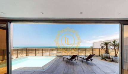 Apartamento Garden FRENTE MAR com PISCINA e 4 Suítes à venda, 367 m² em Balneário Camboriú/SC