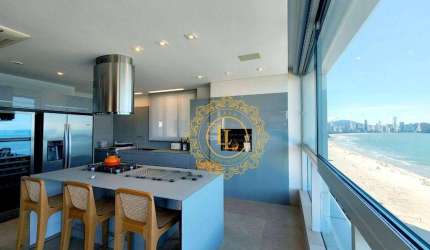 Belíssimo Apartamento Finamente mobiliado com 4 suítes à venda, 242 m², Frente Mar - Balneário Camboriú/SC
