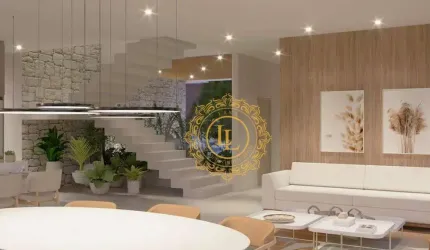 Linda casa em  Bairro Planejado  ( VIVAPARK ) , Porto Belo -SC. 04 suítes - lavabo - 04 vagas sendo 02 cobertas