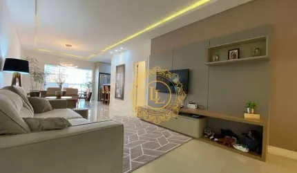 APARTAMENTO ALTO PADRÃO COM 03 SUÍTES E LAZER MOBILIADO