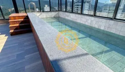 Lateral Continente - COBERTURA COM PISCINA PRIVATICA 4 SUÍTES