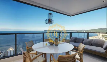 Apartamento com vista mar e 4 suítes à venda, Meia Praia - Itapema/SC