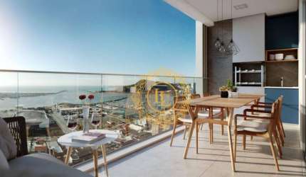 Apartamento com vista mar e 3 suítes à venda, Centro - Itajaí/SC