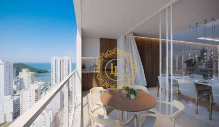Apartamento Alto Padrão com vista mar e  4 suítes à venda, próximo a Roda Gigante no Pioneiros - Balneário Camboriú/SC