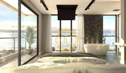 Apartamento com vista mar e 2 suítes à venda, Praia Brava - Itajaí/SC