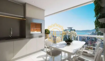 Apartamento com vista mar e 3 suítes à venda, Centro - Itapema/SC